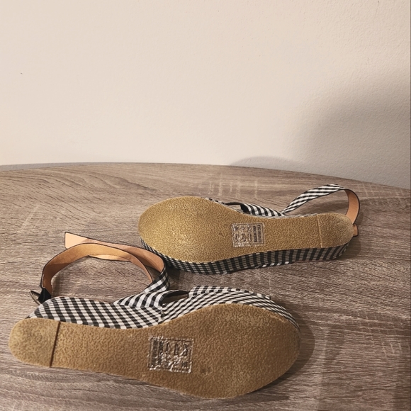 LADYS WEDGE SANDALS LADIES HIGH HEEL PLATFORM ANKLE STRAP SHOES SANDALS SAZE 7 - Picture 5 of 6